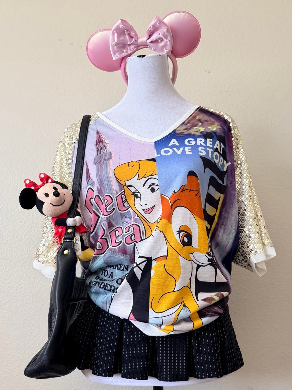 Disney Parks Sleeping Beauty & Bambi women’s t-shirt